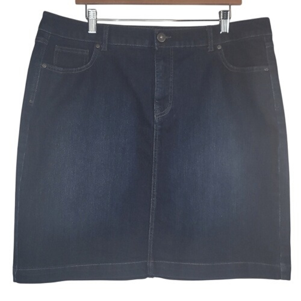 Style & Co Classic Blue Denim Skirt